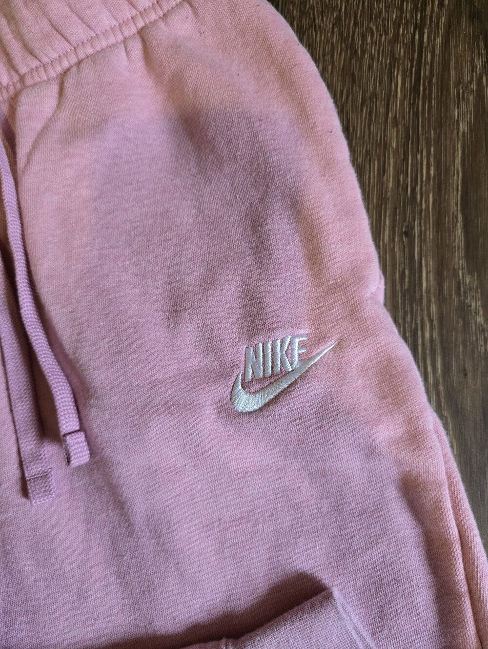 Nike Pink XS Fleece Joggers with Drawstring - Picture 2 of 5